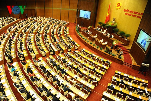 Institutionalizing the constitution, important task of the National Assembly in 2014 - ảnh 1